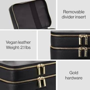 Stylish ETOILE Duo Vanity Case - Functional Makeup Organizer