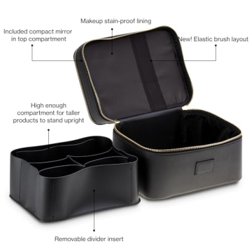 Stylish ETOILE Duo Vanity Case - Functional Makeup Organizer