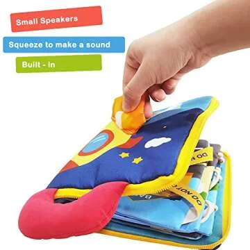 Felt Quiet Books - 9 Kinds Vehicle Identify Skill Boys and Girls, Ultra Soft Baby Book Touch and Feel Cloth Book, 3D Books Fabric Activity for Babies /Toddlers, Learning to Sensory Book、Busy Book