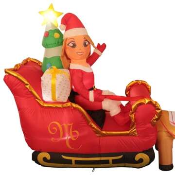 Mariah Carey Outdoor Inflatable Christmas Decoration