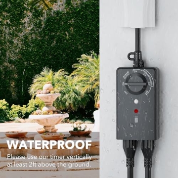 BN-LINK Outdoor Timer Waterproof 15A for Lights