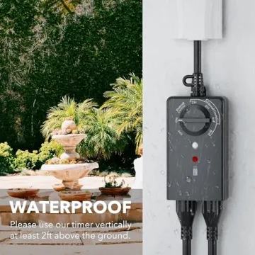 BN-LINK Outdoor Timer Waterproof 15A for Lights