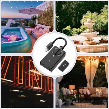 BN-LINK Outdoor Timer Waterproof 15A for Lights