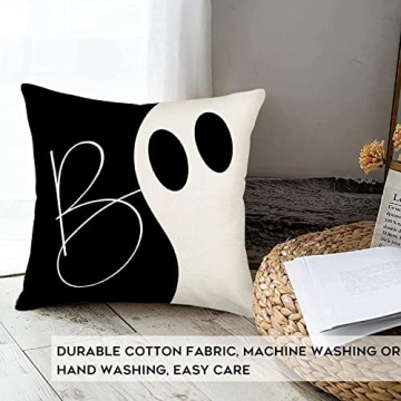 Smilyard Halloween Pillow Covers - Decorative Boo Designs