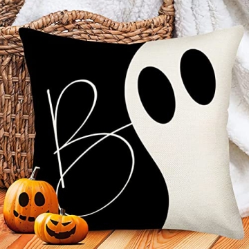 Smilyard Halloween Pillow Covers - Decorative Boo Designs