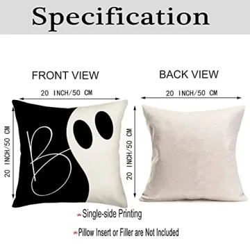Smilyard Halloween Pillow Covers - Decorative Boo Designs