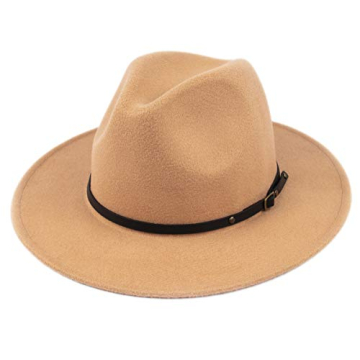 Lanzom Womens Stylish Wide Brim Floppy Panama Hat