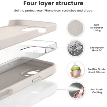 Vooii Liquid Silicone Case for iPhone 16 Pro Max