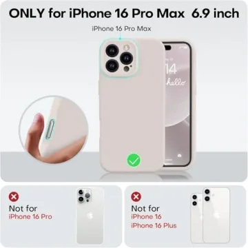 Vooii Liquid Silicone Case for iPhone 16 Pro Max