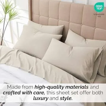 Southshore Fine Living 6-Piece Queen Deep Pocket Bed Sheets Set