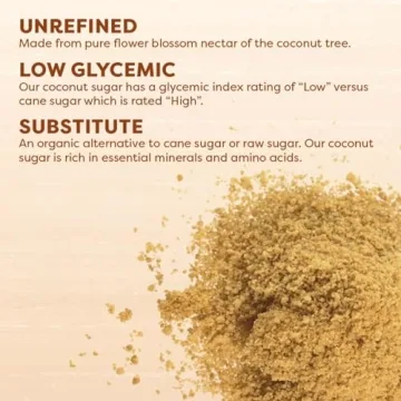 Organic Coconut Sugar - Healthy Sugar Alternative for Baking