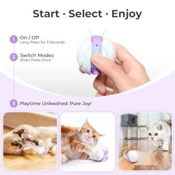 Cheerble Smart Interactive Cat Toy for Indoor Cats Kitten, [2024 Upgraded] Wicked Snail, Kitten Toys...