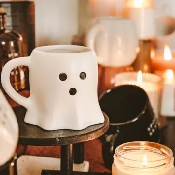 Stylish Sweet Water Decor Ghost Mug for Fall Festivities