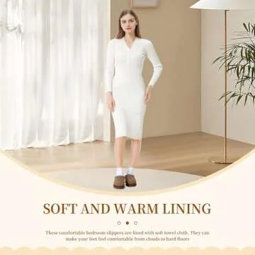 Comfortable DEYUE Slipper Platform Mini Boots | Stylish Indoor Wear