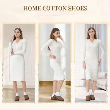 Comfortable DEYUE Slipper Platform Mini Boots | Stylish Indoor Wear