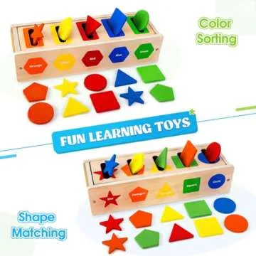 EDUJOY Montessori Toys for Toddlers Educational Fun