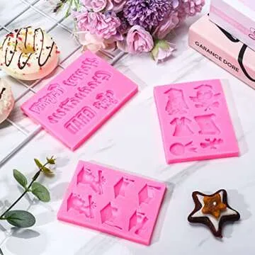 Whaline Graduation Fondant Molds for Festive Treats