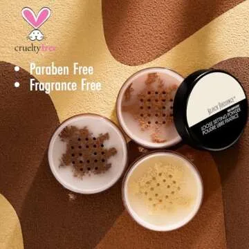 Flawless Finish with Black Radiance Setting Powder 0.64 Oz