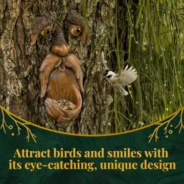 Tree Poetry Tree Face: Whimsical Garden Decoration