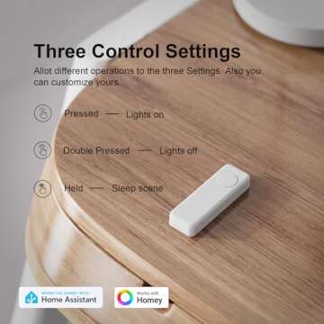 THIRDREALITY ZigBee Smart Button 2 Pack for Home Control