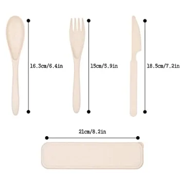 Eco-Friendly Travel Utensil Set for Sustainable Dining