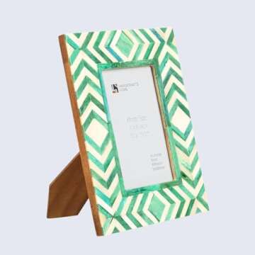 Vintage Farmhouse 4x6 Picture Frame - Handcrafted Decor