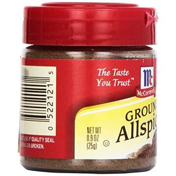McCormick GROUND ALLSPICE .9oz (4 Pack)