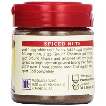 McCormick GROUND ALLSPICE .9oz (4 Pack)