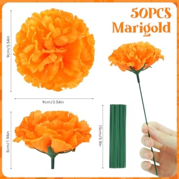 Vibrant Day of The Dead Decoration Set - 50 PCS