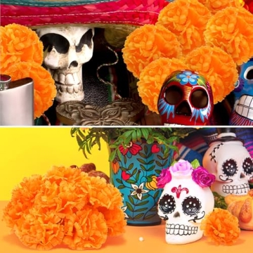 Vibrant Day of The Dead Decoration Set - 50 PCS