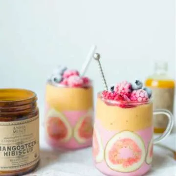 Organic Mangosteen Hibiscus Powder for Skin & Immunity