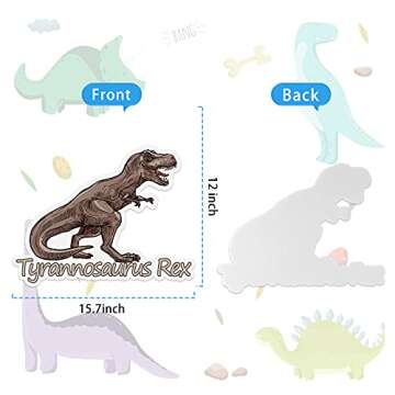 Dinosaur Yard Signs Set for Kids Birthday Parties