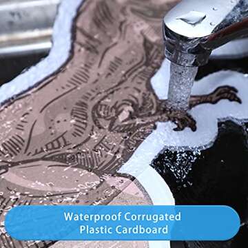 Dinosaur Yard Signs Set for Kids Birthday Parties