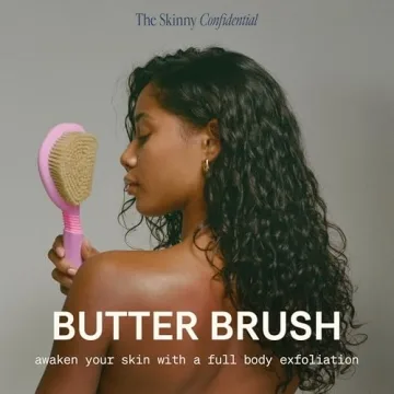 Skinny Confidential Butter Brush Exfoliating Back Scrubber for Radiant Skin