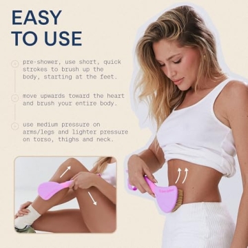 Skinny Confidential Butter Brush Exfoliating Back Scrubber for Radiant Skin