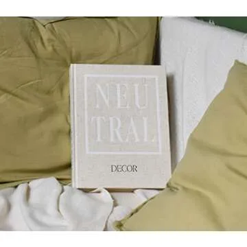 Kigan Home Linen Decorative Book for Stylish Decor