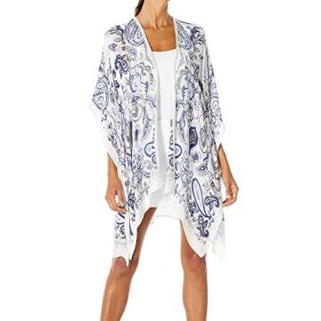 Moss Rose Women Summer Bikini Kimono Bathing Suit Cover Ups for Swimwear