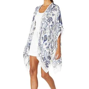 Moss Rose Women Summer Bikini Kimono Bathing Suit Cover Ups for Swimwear