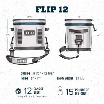 YETI Hopper Flip 12 Cooler - Durable & Portable