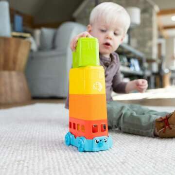 Toomies Stacker Decker Bus - Engaging Egg Stack Toy