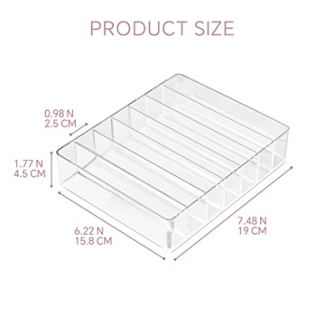 Stylish WECHENG Makeup Organizer for Eyeshadow and Lipstick