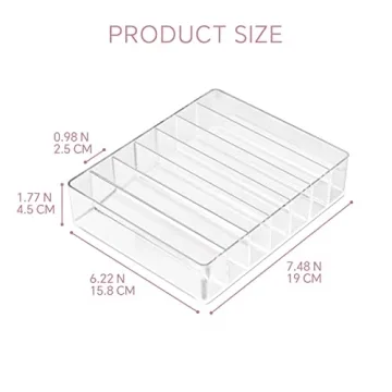 Stylish WECHENG Makeup Organizer for Eyeshadow and Lipstick