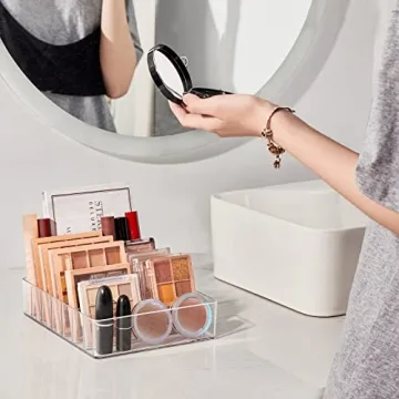 Stylish WECHENG Makeup Organizer for Eyeshadow and Lipstick
