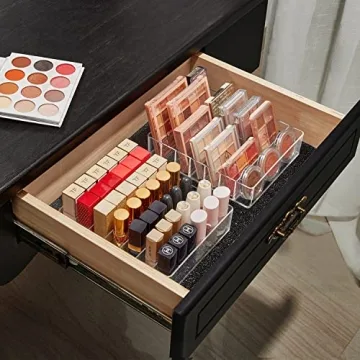 Stylish WECHENG Makeup Organizer for Eyeshadow and Lipstick