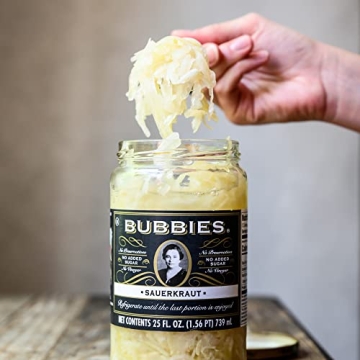 Bubbies Sauerkraut 25 Ounce - Delicious Flavor Enhancer