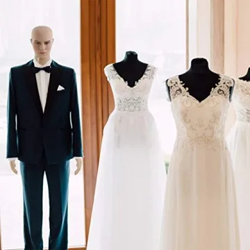 Adjustable Male Mannequin Realistic Features Metal Base