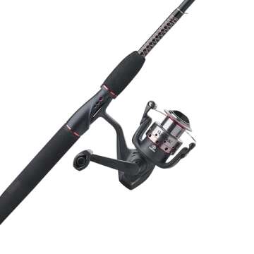 Ugly Stik 5’ GX2 Travel Spinning Fishing Rod and Reel Spinning Combo, Ugly Tech Construction with Clear Tip Design, 5’ 3-Piece Rod, Strong and Sensitive