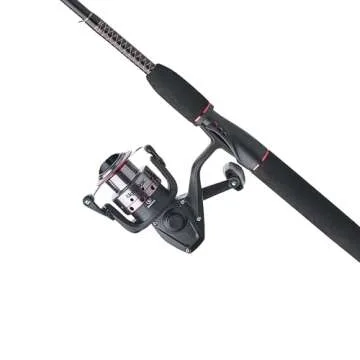Ugly Stik 5’ GX2 Travel Spinning Fishing Rod and Reel Spinning Combo, Ugly Tech Construction with Clear Tip Design, 5’ 3-Piece Rod, Strong and Sensitive