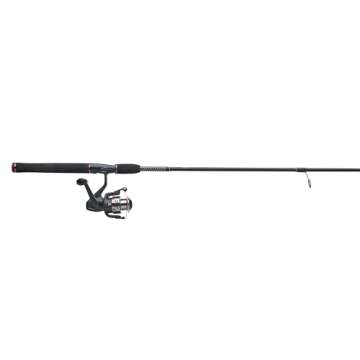 Ugly Stik 5’ GX2 Travel Spinning Fishing Rod and Reel Spinning Combo, Ugly Tech Construction with Clear Tip Design, 5’ 3-Piece Rod, Strong and Sensitive
