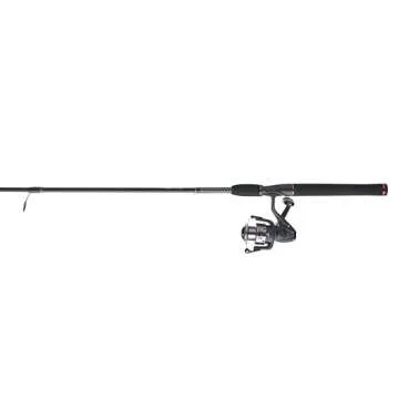 Ugly Stik 5’ GX2 Travel Spinning Fishing Rod and Reel Spinning Combo, Ugly Tech Construction with Clear Tip Design, 5’ 3-Piece Rod, Strong and Sensitive